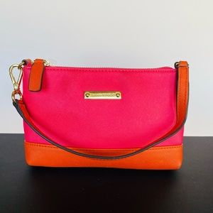Hand Bags Leather Banana Republic Pink Color